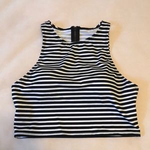 Striped Tankini Top